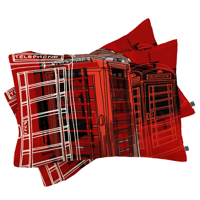 Phone Box Pillowcase, King