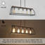 Lustre linéaire unique à 5 lumières