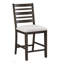 Ensemble de salle à manger à hauteur de comptoir 6 pièces Classic avec table extensible, sièges rembourrés et fabrication en bois pour une expérience culinaire polyvalente et confortable