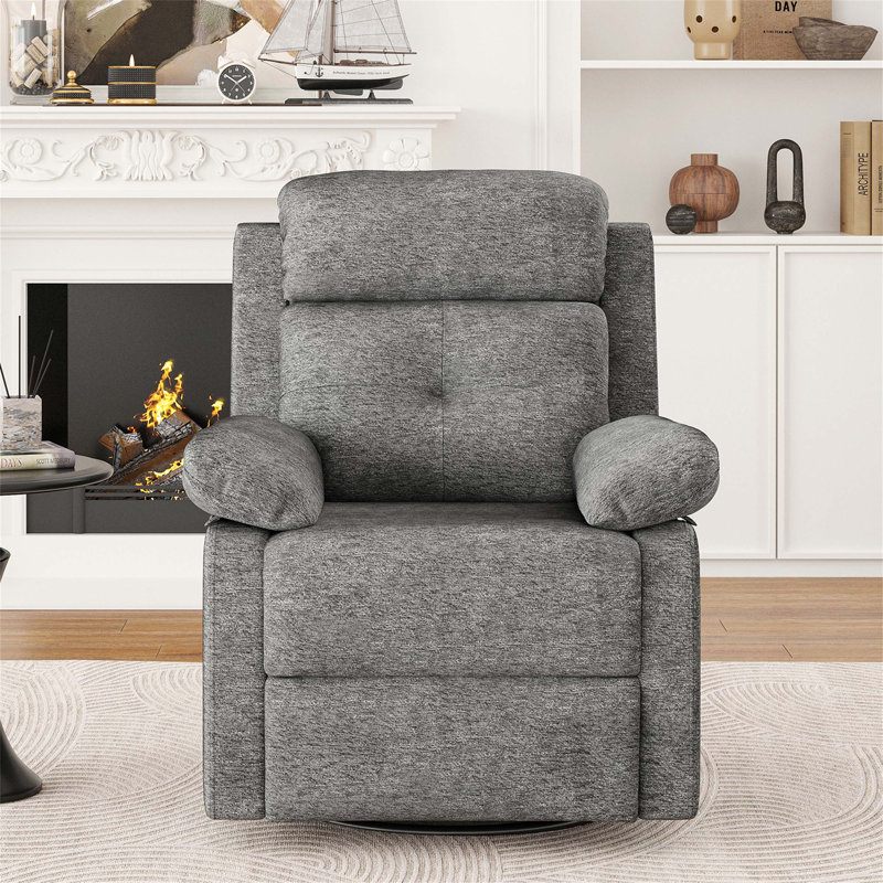 Fauteuil inclinable pivotant à 360 ° pour les petits espaces, une assise confortable et polyvalente