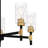 5 - Light Steel Dimmable Chandelier