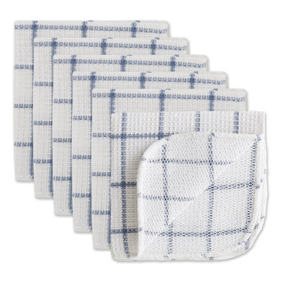 Checkered Waffle Dish Cloth Kitchen Towel