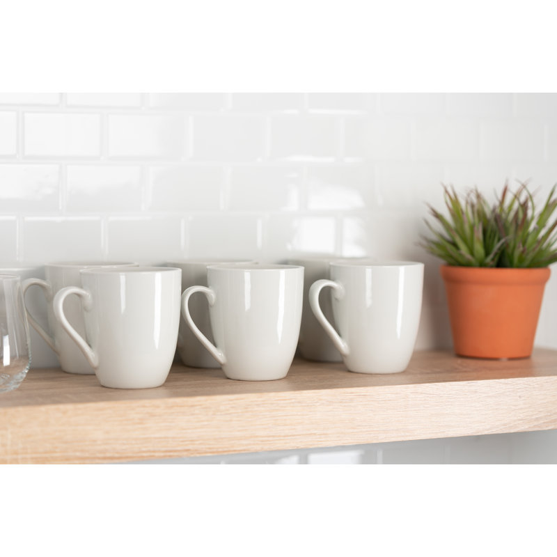 Grande tasse 12 oz Simply White