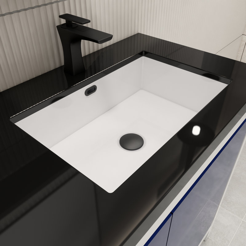 Enderlin 58.82'' Single Bathroom Vanity with Plastic Top, High Gloss Night Blue