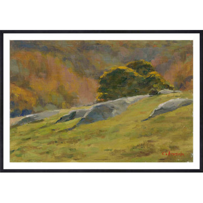 «Old Lyme» par Stephen Calcasola - peinture encadrée