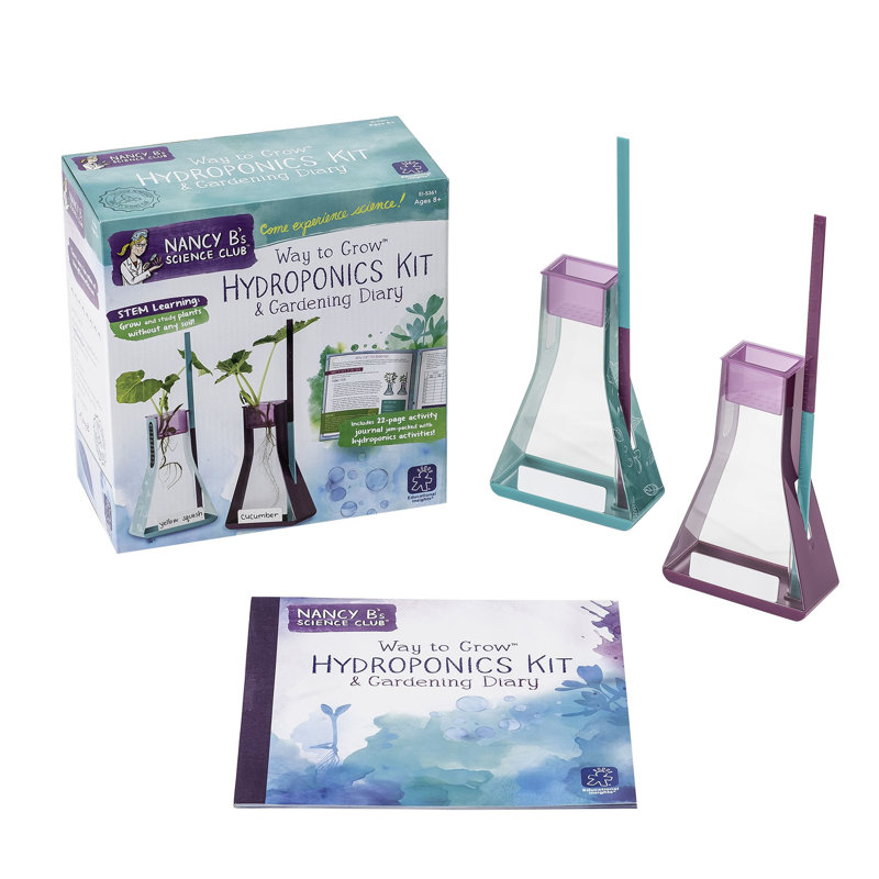 Nancy B'S Science Club Way to Grow Hydroponics Kit and Gardening Diary