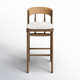 Siofra Woven Stool with Cushion