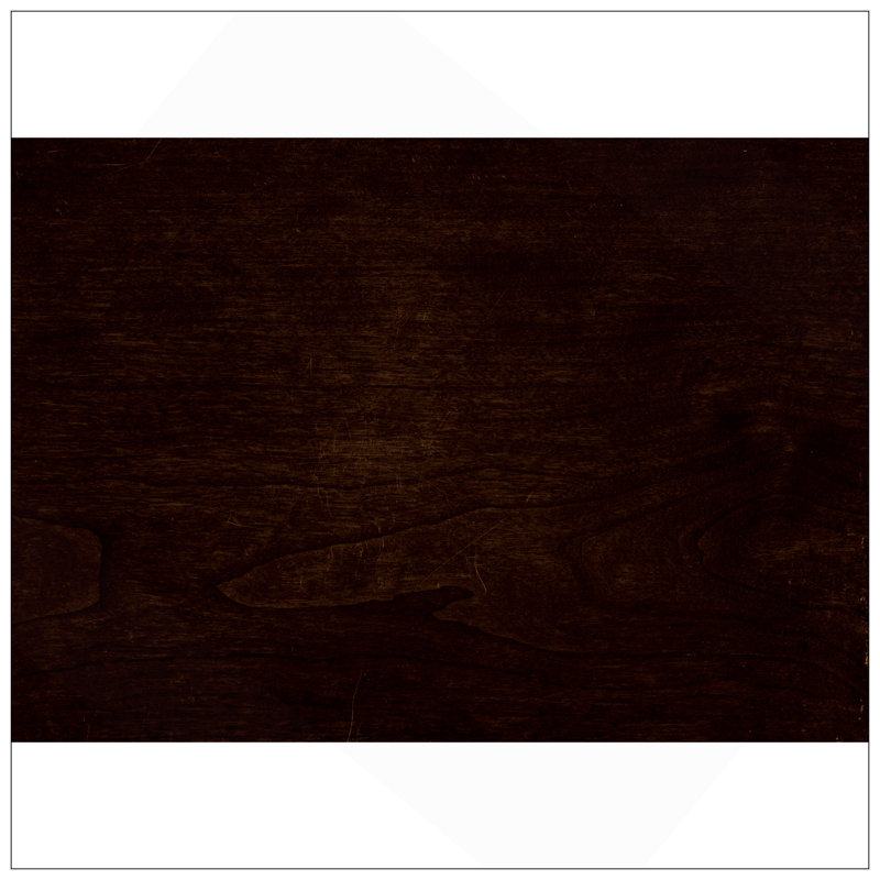 Table de salle à manger 1Pc au fini cerisier foncé avec rallonge séparée