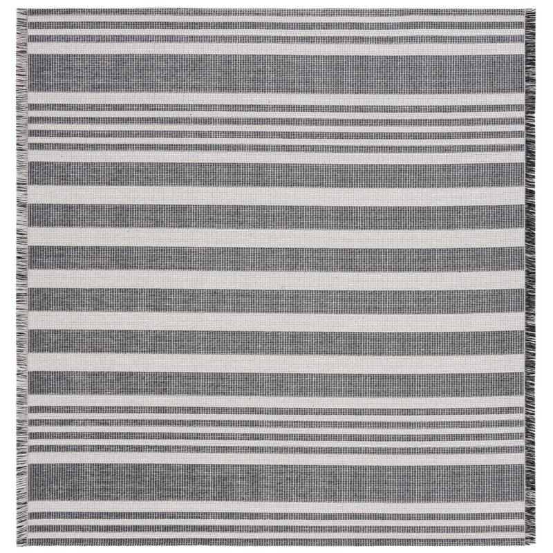 Leiner Performance Striped Rug, Square 6'4"
