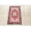 Tapis indien rouge à motif géométrique 3x5