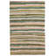 Francisco Green Handwoven Cotton Rug-55284416