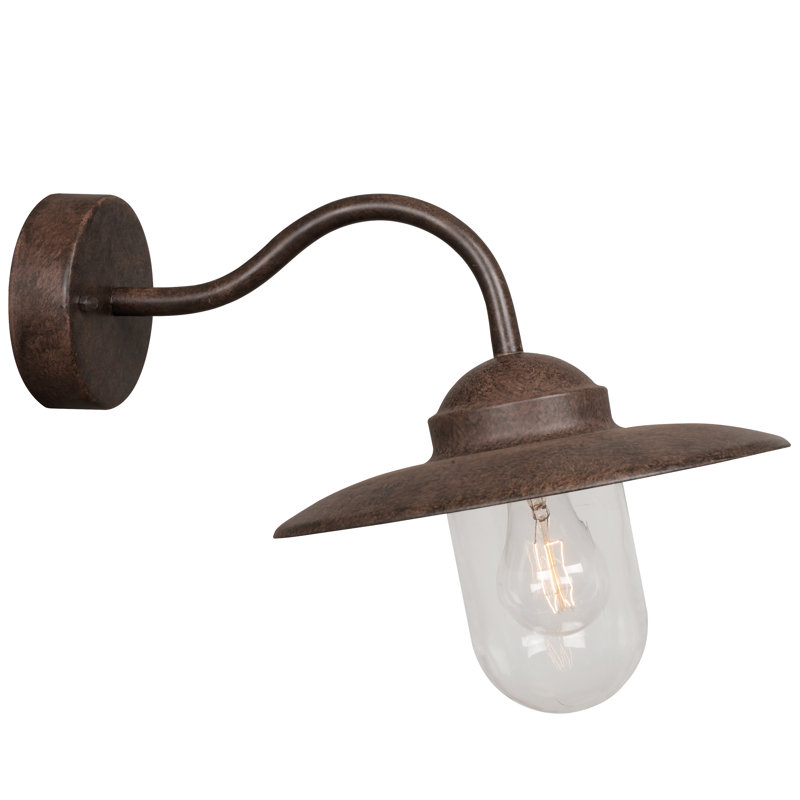 Luxembourg 27cm H Outdoor Barn Light, Rust