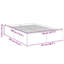 Vidaxl Bed FrameEngineered Wood-747006978-747007037