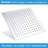 Chrome 10" Square Rainfall & High Pressure Stainless Steel Bath Shower head-110679813