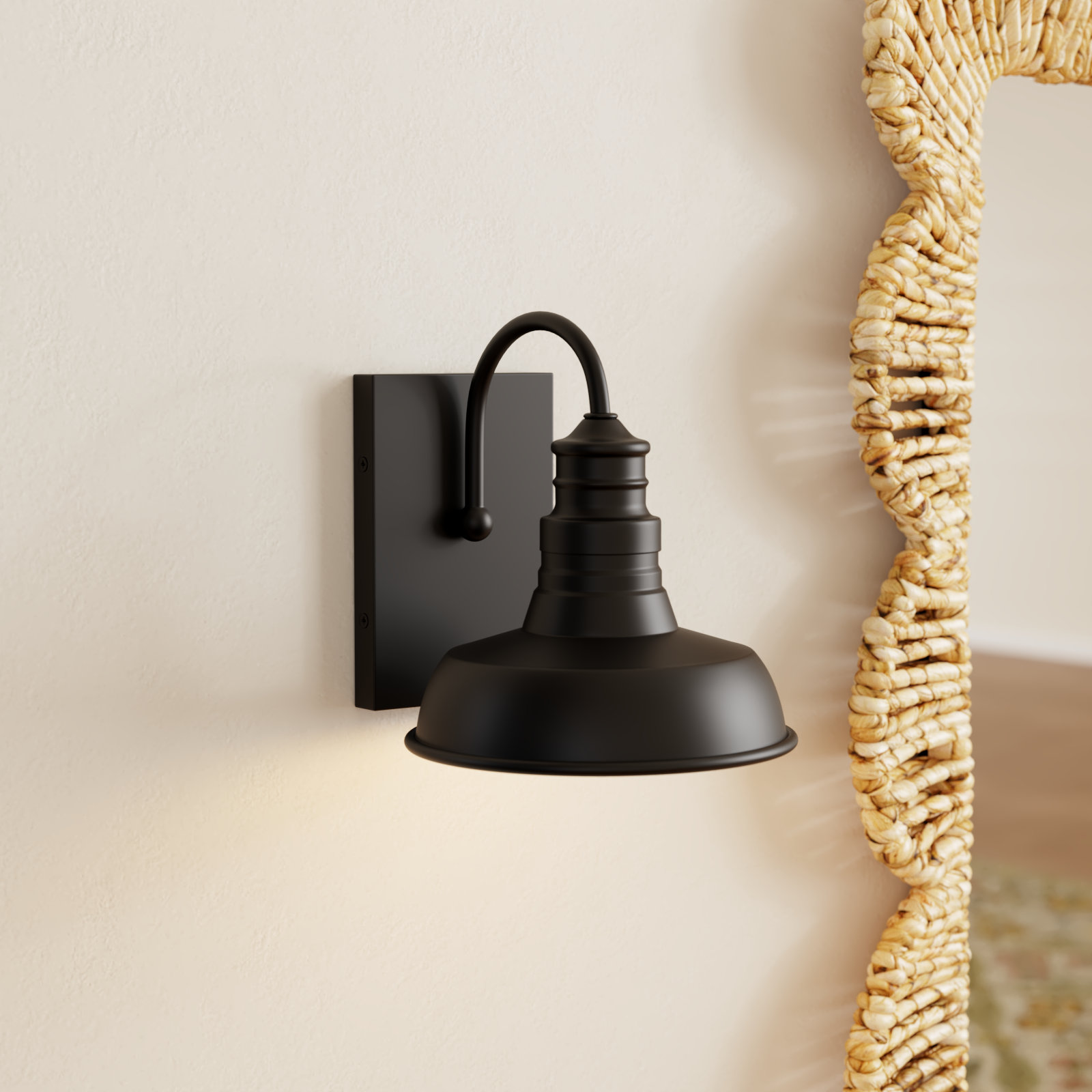 Haim Single Light Dimmable Barn Light