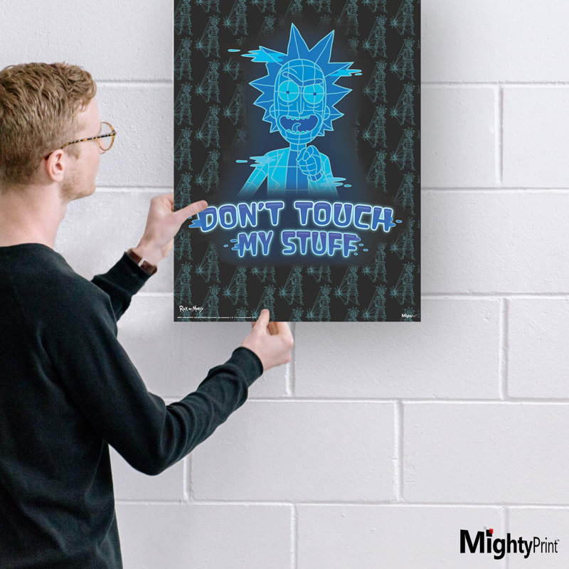 Rick et Morty (Don't Touch My Stuff), art mural
