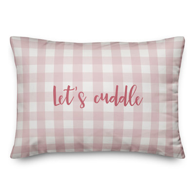  Let's Cuddle Throw Pillow