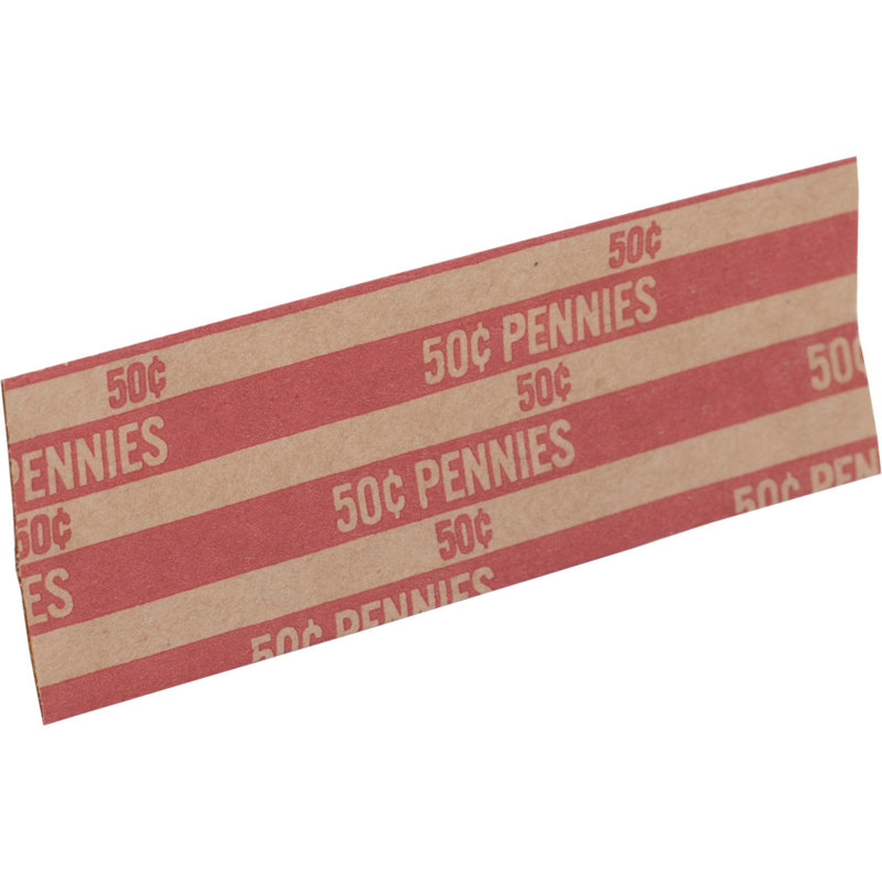 Emballage de pièces, 1000 par boîte, différentes coupures, Un sous-rouge