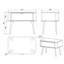 62.6cm W Manufactured Wood Bedside Table