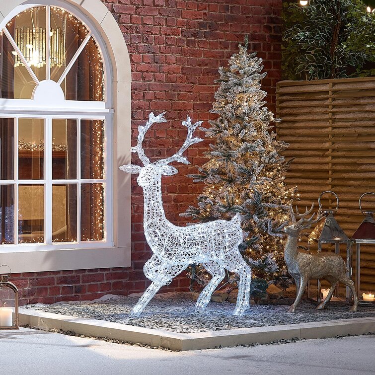 wayfair christmas outdoor reindeer