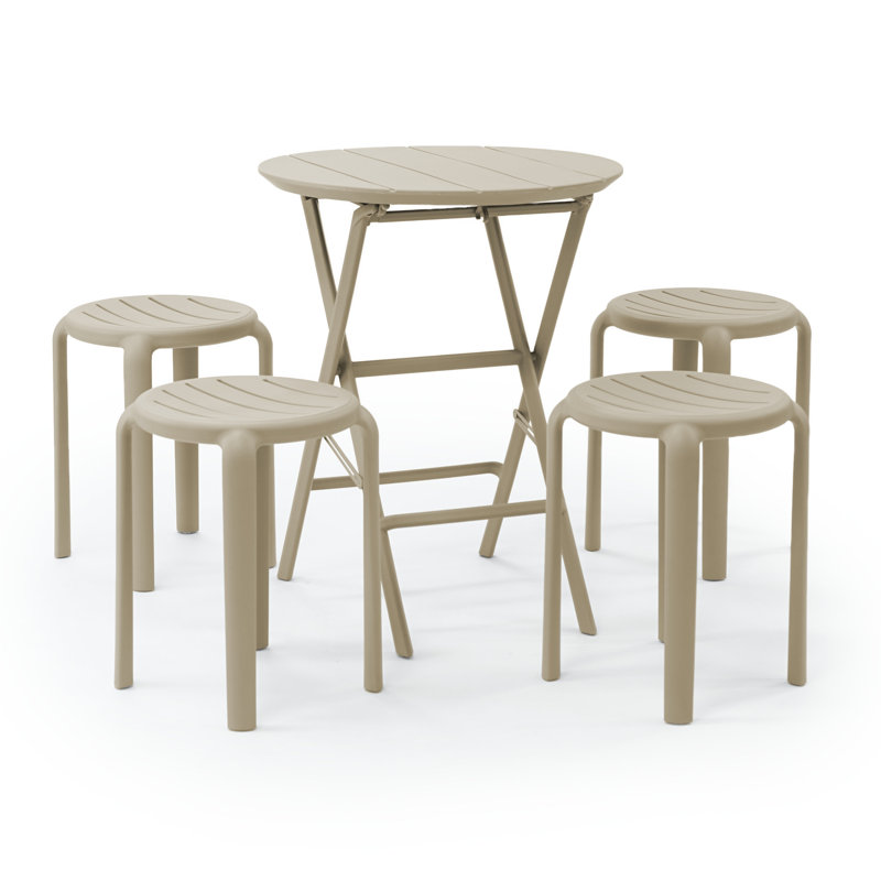 Ensemble de bistro Centreville pour 4 personnes, Beige