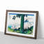 Mishima Pass in Kai Province by Katsushika Hokusai - Picture Frame Painting Print-55733487-55733492