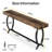 70.87" Console Table - Narrow Entryway Sofa Table with Metal Legs for Hallway, Living Room, Behind Couch