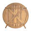 Ensemble de conversation d'extérieur 4 pièces avec causeuse, 2 fauteuils et table basse en bois d'acacia-1292833351