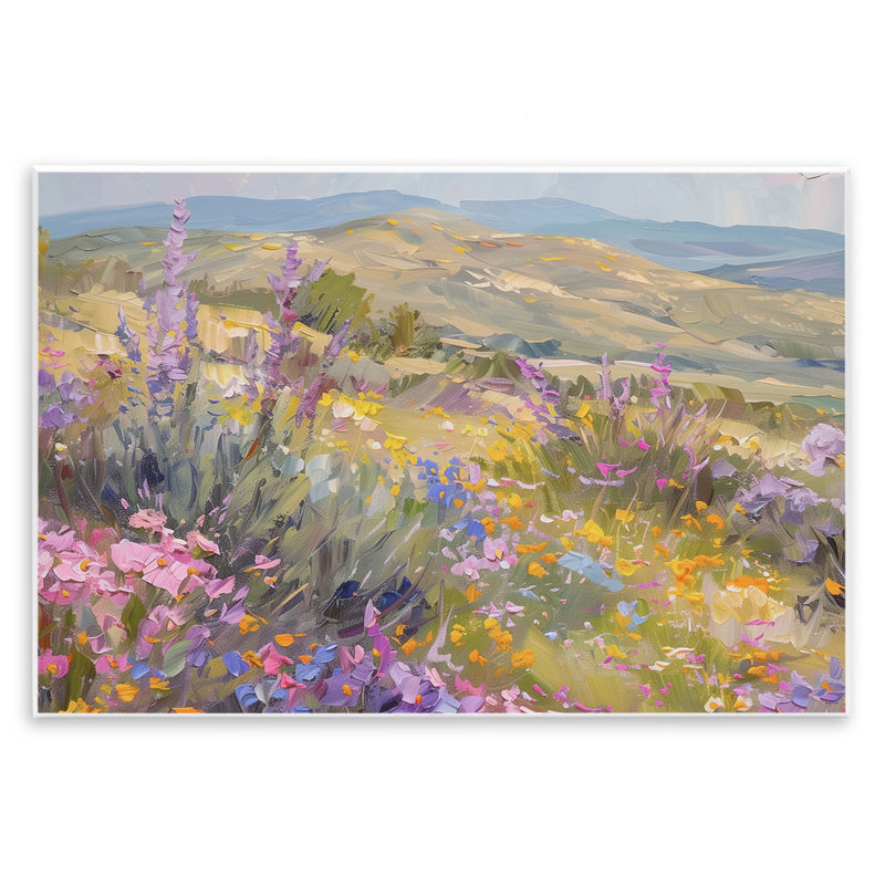 «High Desert Flowers» par Gina Kelly, H 13 po x l 19 po