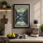 Mountain Lake Reflection Scandinavian - Wrapped Canvas-1923314590-1923314592