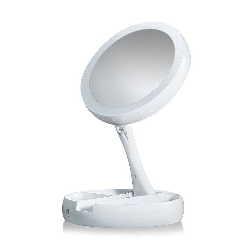Miroir de salle de bain lumineux, Blanc