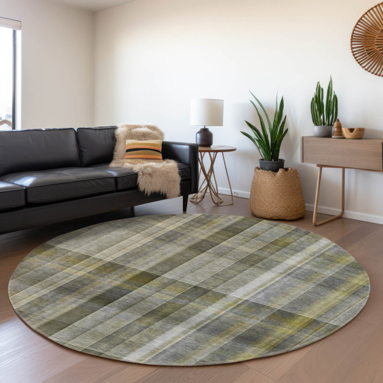 Premium Machine Washable Cerrito AMF534 Gray Rug