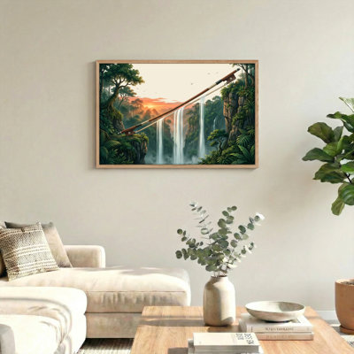 Paysage fantastique, art mural sur toile, ensemble de 1