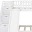Lit superposé avec escalier de rangement et glissade-1553584658
