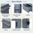 Outdoor Kitchen Island With Stainless Steel Top, 1 Drawer, Storage Shelves, Sturdy Spice Rack, Paper Towel Rack, 5 S-hook Hangers, And A Bottle Opener-858196583