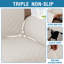 Housse de canapé imperméable et lavable avec sangles élastiques, housse de protection pour canapé pour animaux et enfants (chaise, lait de coco)-413113826-413113830