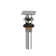Riobel Lavatory Push Drain With Overflow