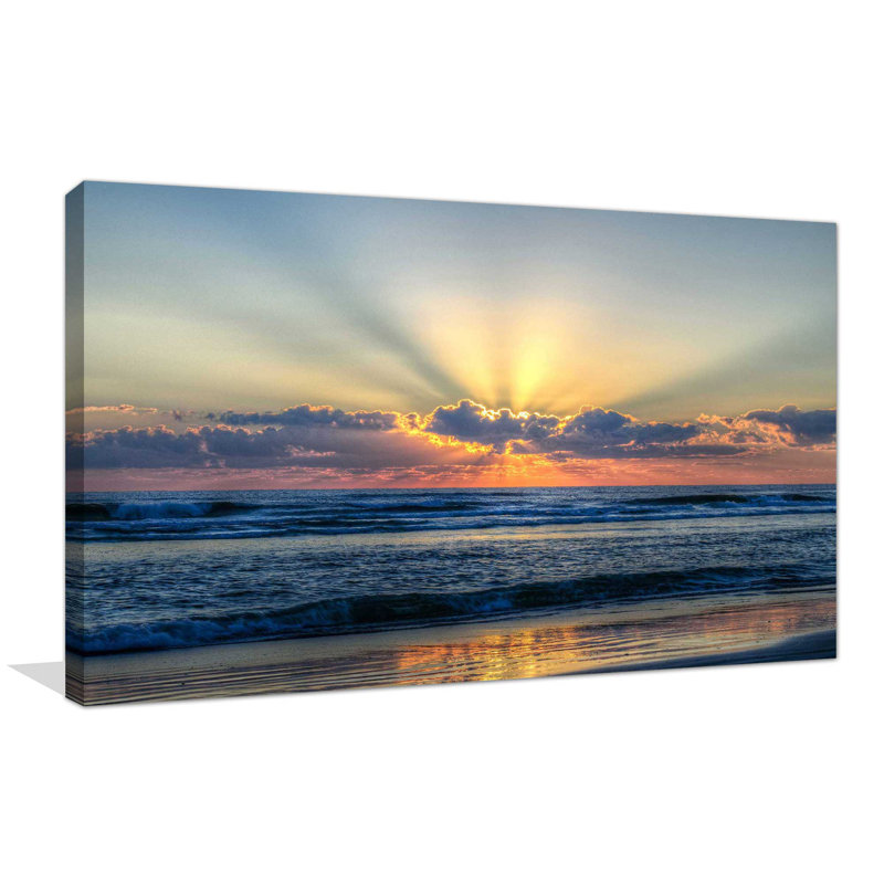 Radiant Dawn par - photographie, Toile tendue, H 24 po x l 40 po x P 1,5 po