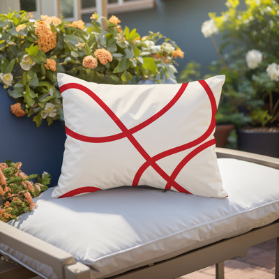 Coussin lombaire réversible intérieur / extérieur Jai Abstract