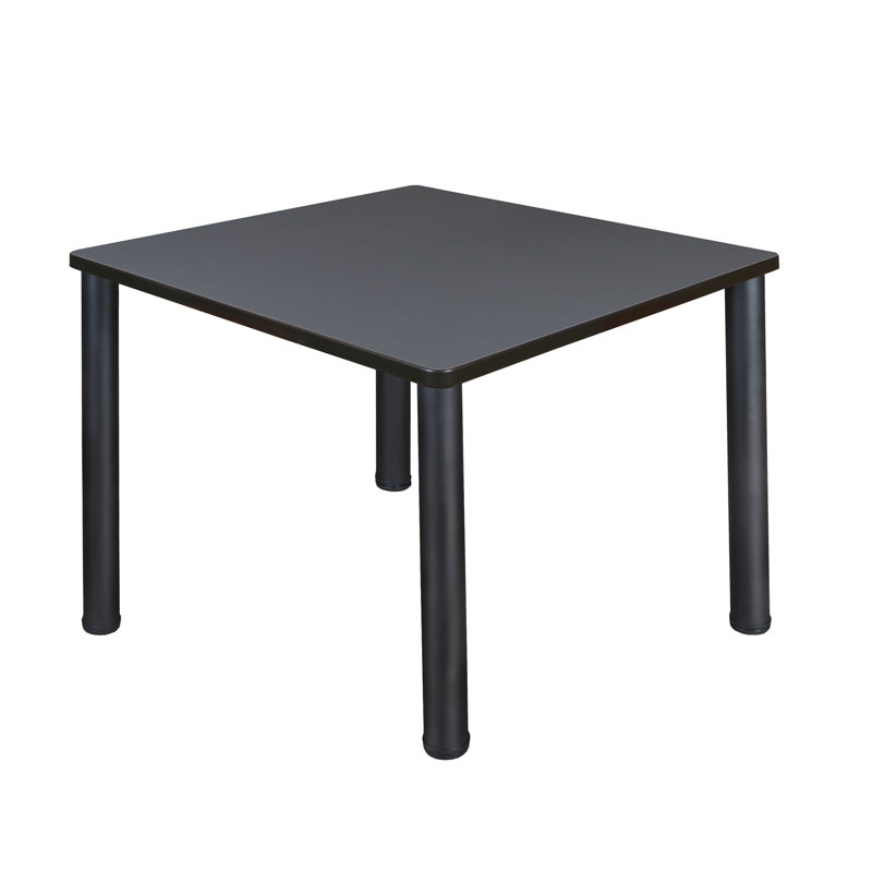 Plateau de table Kee, H 29 po x L 30 po x l 30 po, Noir, gris