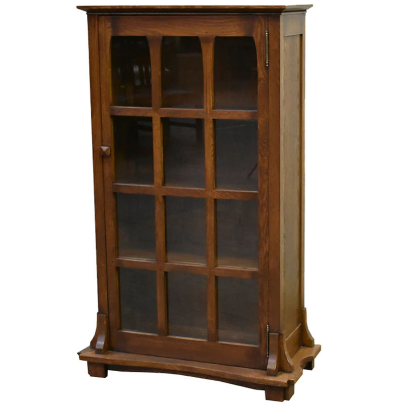 Bibliothèque standard en bois massif H 52 po x l 33 po Schmidt, Brun foncé