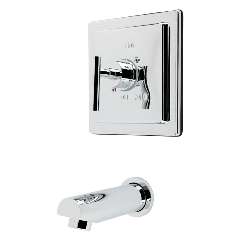 Kingston Brass Manhattan Single-Handle Pressure Balanced Tub Faucet, Polished Chrome