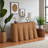 Brazley Bali & Pari Palm Bohemian Seafoam Scallop Rattan Console Table-120094562