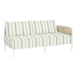 Havana Cane N-Dura Resin Wicker Outdoor Right Arm Facing Sectional