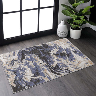 Collection Abstract Non-Shedding Living Room Bedroom Dining Home Office Stylish And Stain Resistant Area Rug