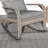Outdoor Wicker Adirondack Rocking Chair, Patio Rattan Rocker Chair-526067007