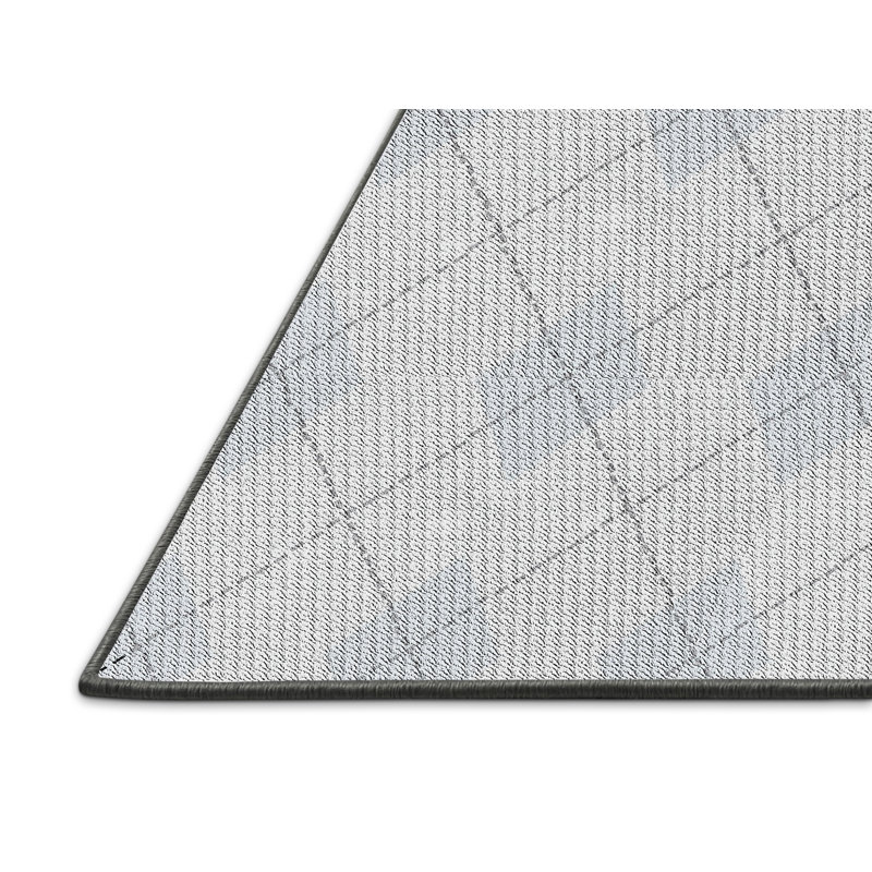 Geometric Indoor Rug, Rectangle 5' x 8'