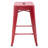 Cricklade Upholstered Counter Stool with Metal Frame-478246513
