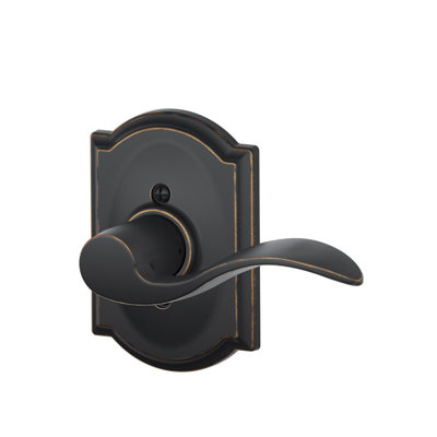 Accent Lever with Camelot Trim Non-Turning Lock