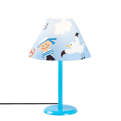 Lampe de table bleue 18,11 po McTeer